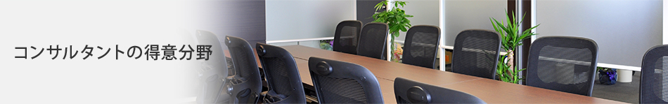 コンサルタントの得意分野